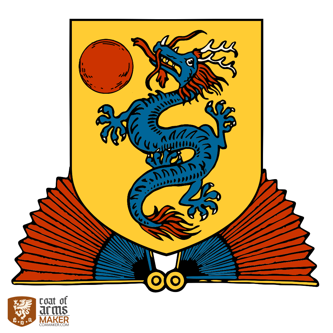 Chinese Dragon and Middle Kingdom Color Palette CoaMaker