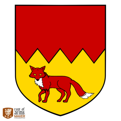 Fox passant guardant - CoaMaker