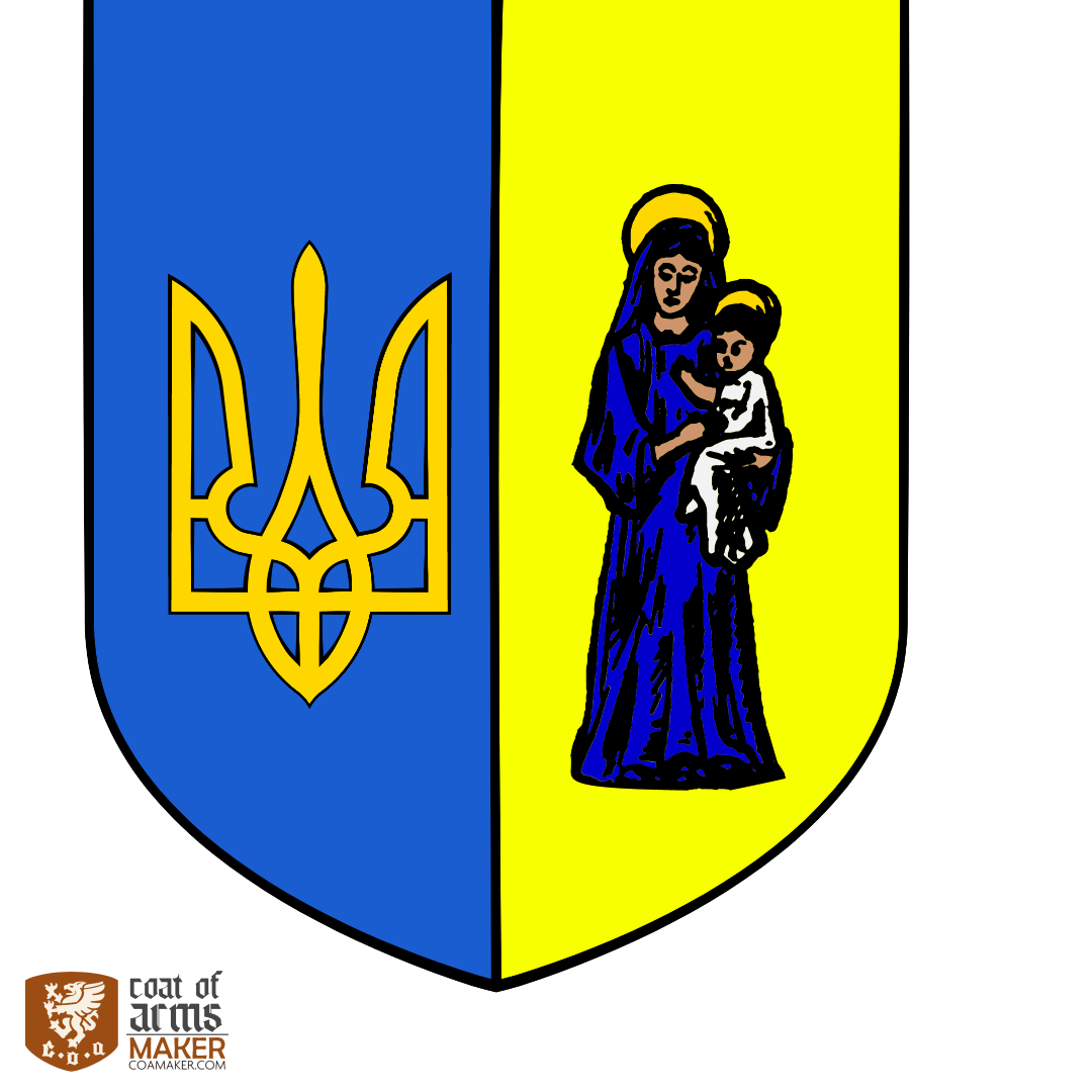 The alternate coat of arms of ukraine CoaMaker