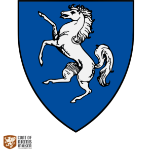 Blue-White-Horse