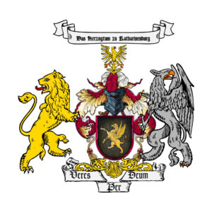 The seal of the Herzog zu katharinenburg A.D 2023 of the Royal House of Knight 1st of his Name