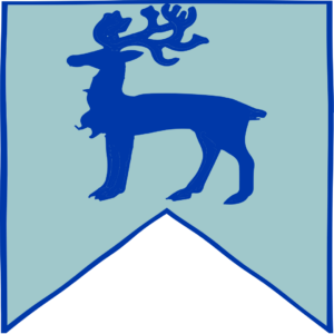 Azure Deer Flag