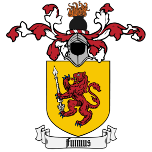 Arms of Sir David Harrel (1841 – 1939)