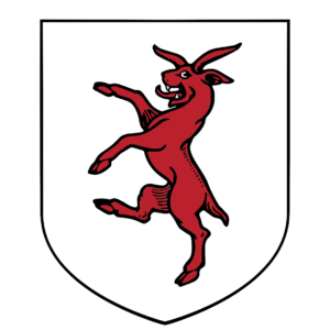 Grand Duchy of Calam (Argent, a yale Gules)