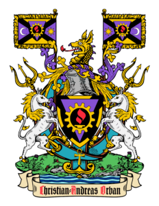 C.A. Orban CoA Type 1 Gold Unicorn &amp; Unicorn H2 OLD Perfect SF incl Trident MintGrass BorderShield 2a bigger Flags bigger Tridents newFont Banderola Perg.color noHalfBelt ABS.PERFECTION pfSH v5 inv3 ankh