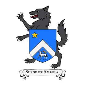 250627 &#8211; Loup avec Ecu Agnus Dei