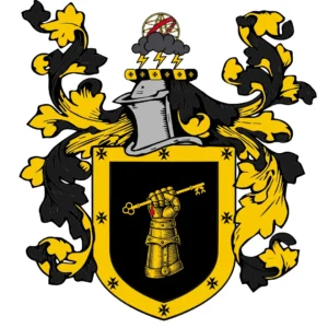 Full COA with crest and helm