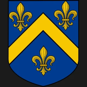 A modern heraldic symbol for Richard Le Brun 1305