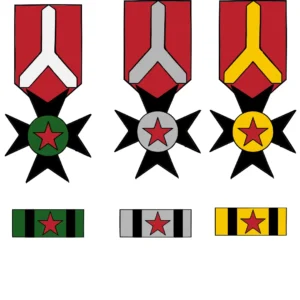 Revolutionary Cross, 1st, 2nd and 3rd Class