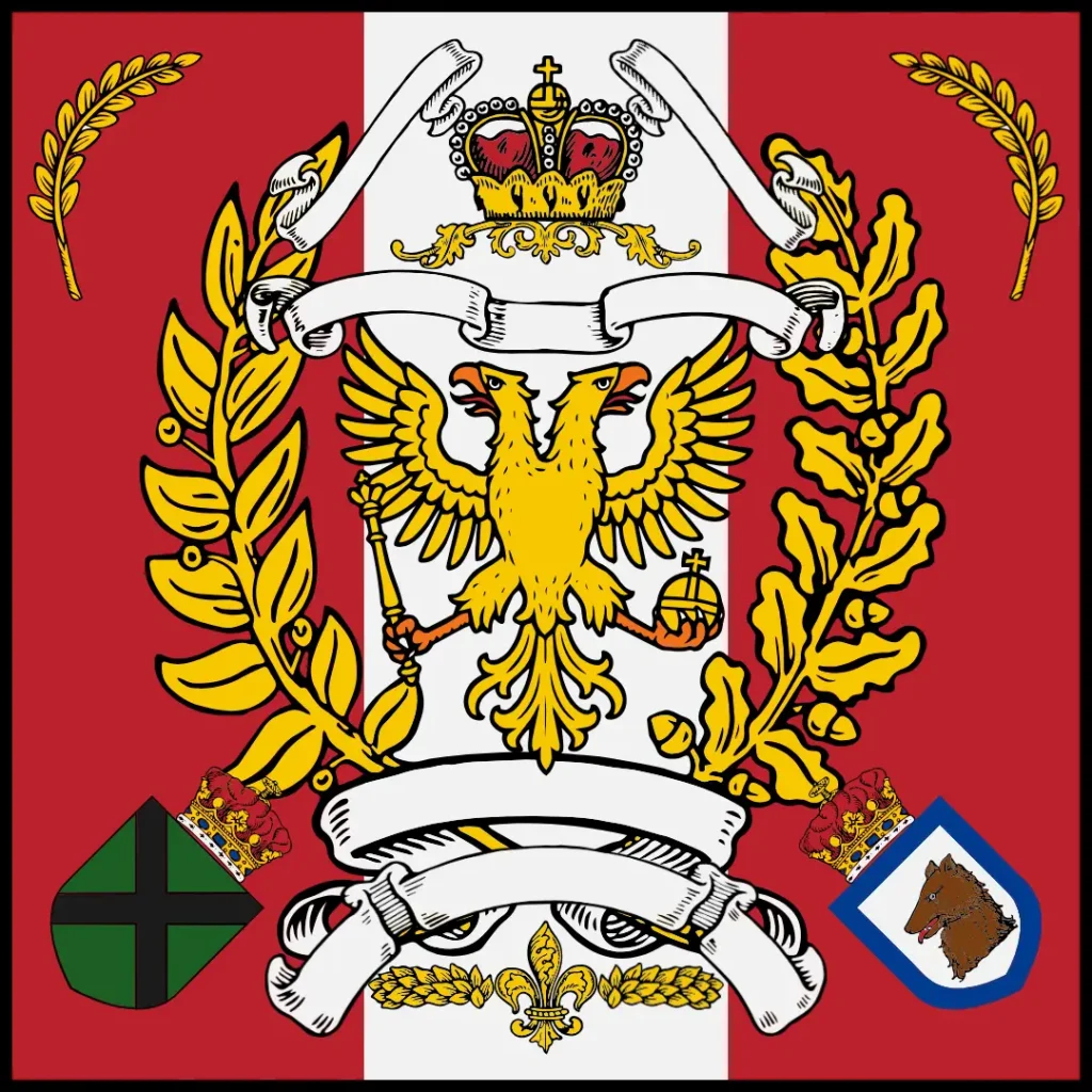 Standard of the King of the United Kingdom of Drottany 1602-1775