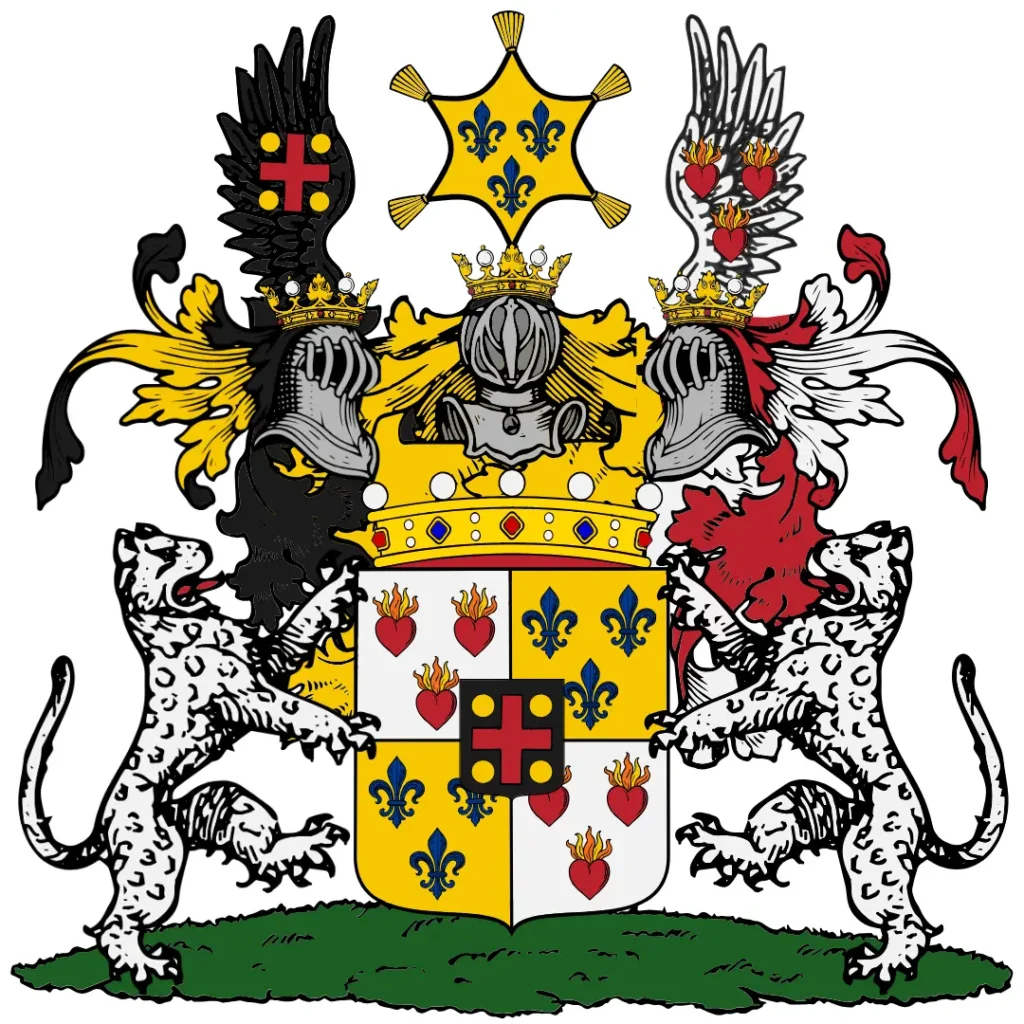 Prachtwappen Freiherren Liebert von Liebenhofen