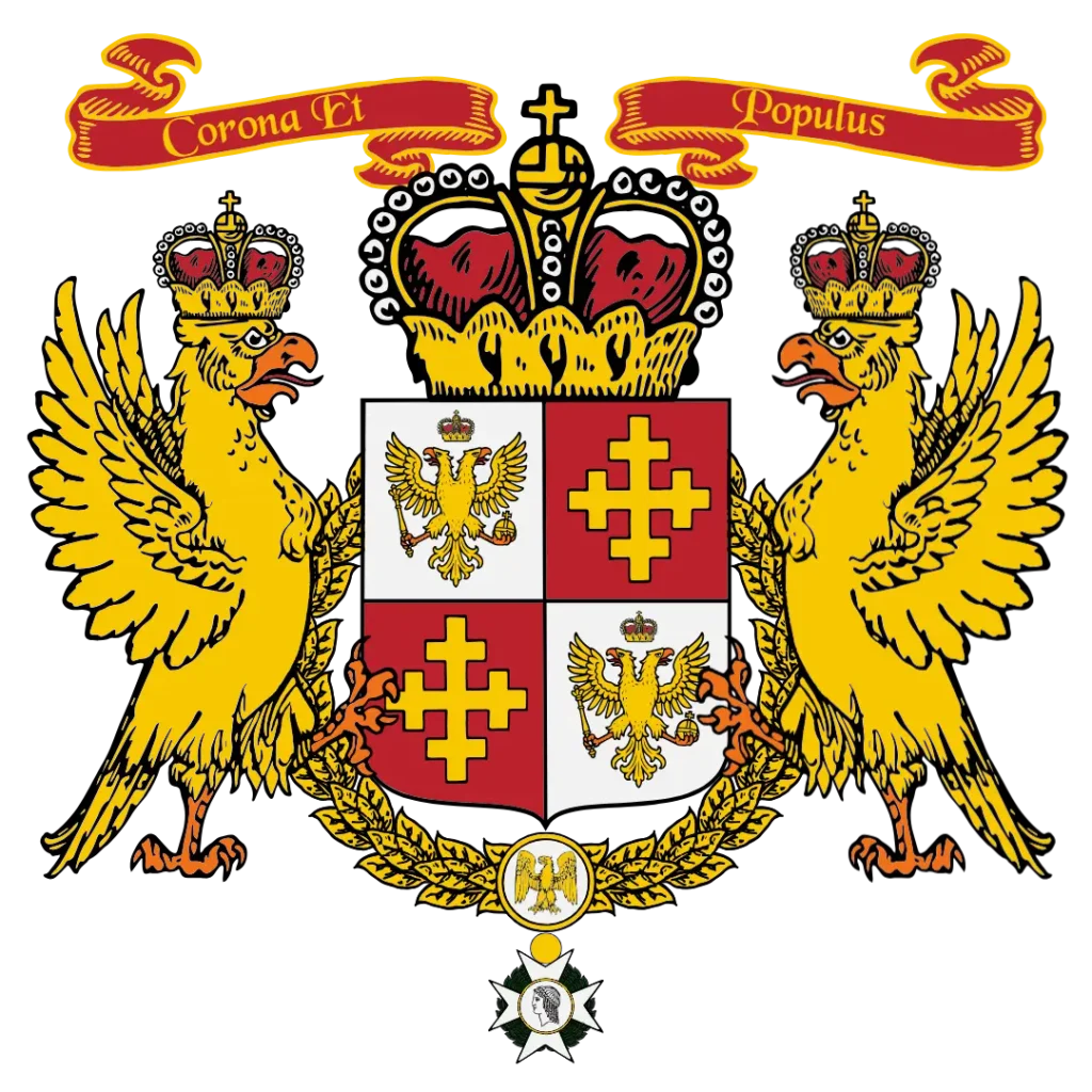 Coat of Arms of the united drottic kingdom 1602-1645