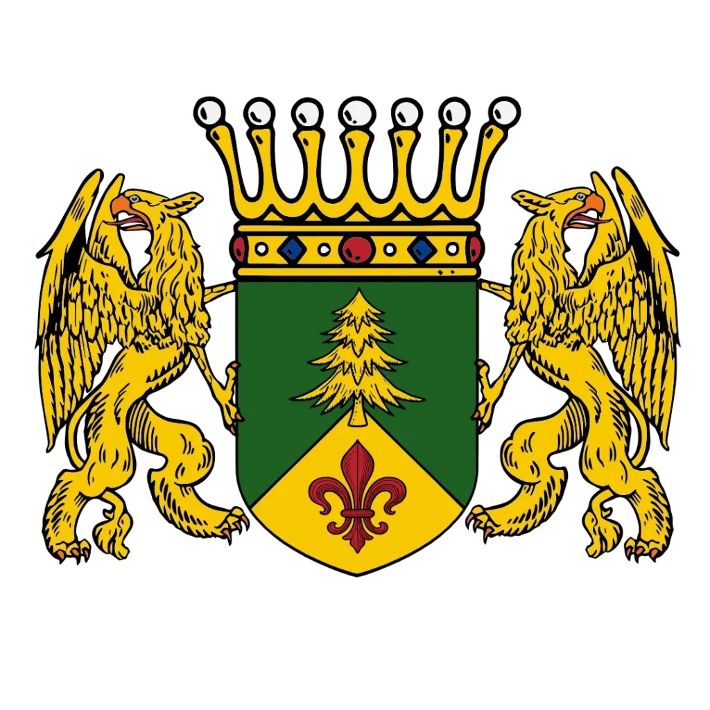 Baronie Bruningen Großes Wappen