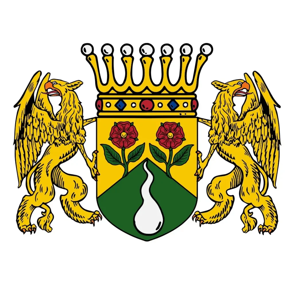 Baronie Blumenborn Großes Wappen