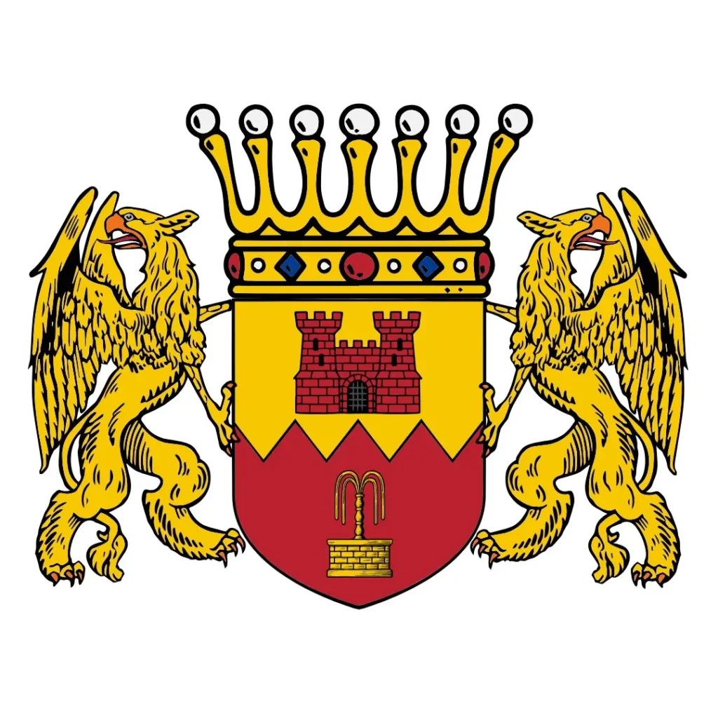 Baronie Burgbrunn Großes Wappen