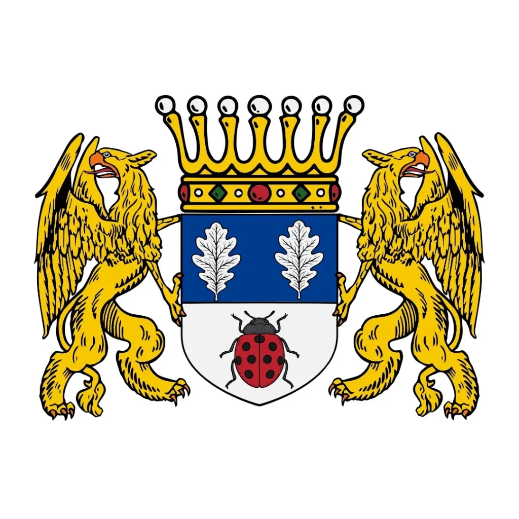 Baronie Käferfelde Großes Wappen