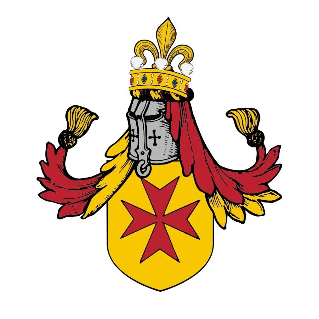 Wappen des Prinzen Martin von Wengland als Ritter