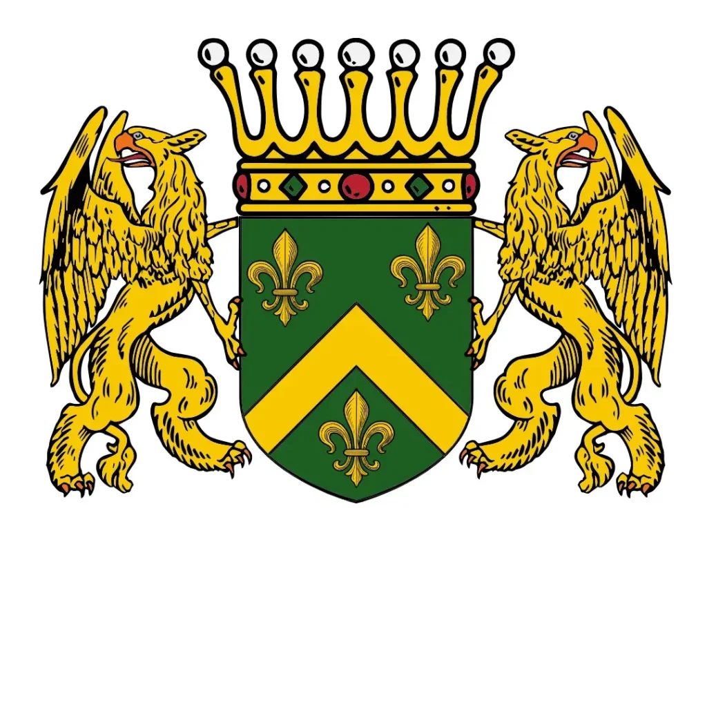 Baronie Krozau Großes Wappen