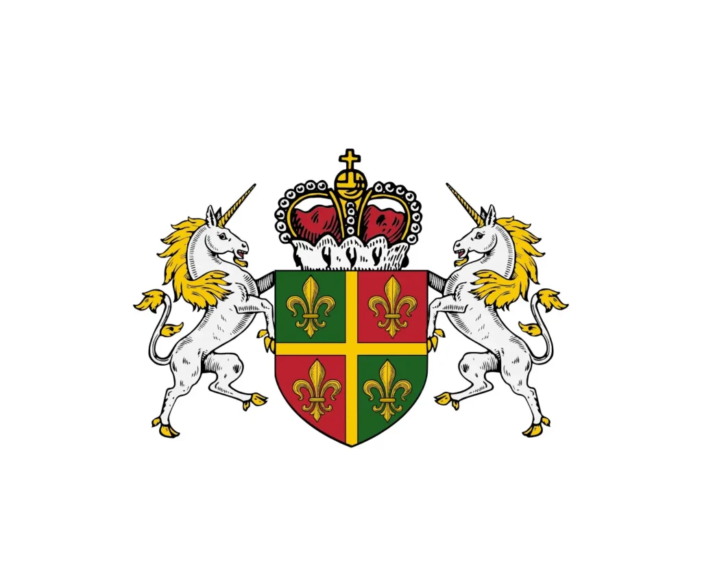 Großes Wappen des Fürstentums Wengland 1807 – 1815