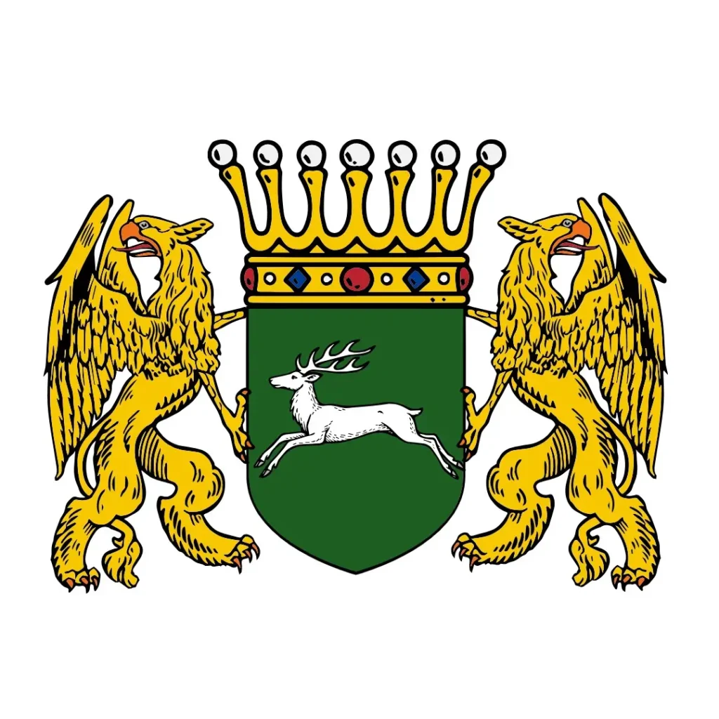 Baronie Hirschau Großes Wappen