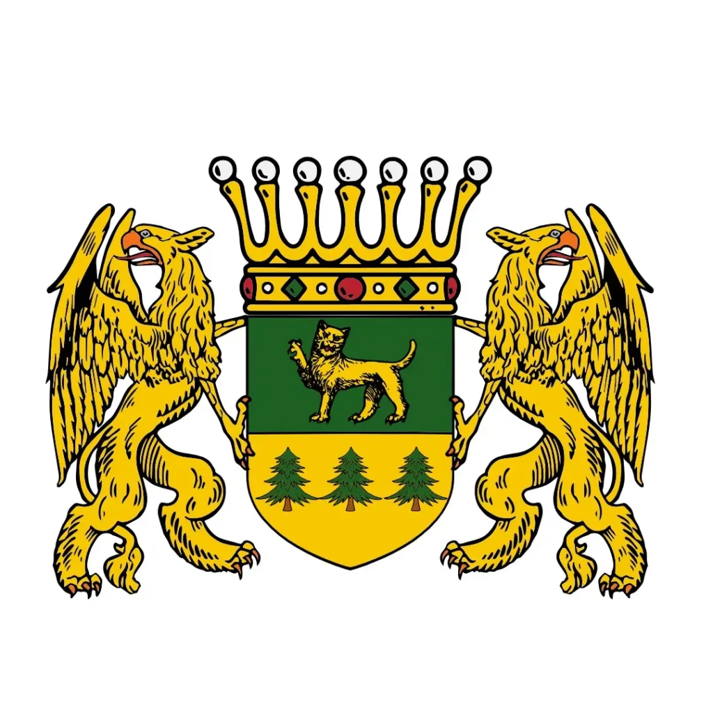 Baronie Katzenwald Großes Wappen