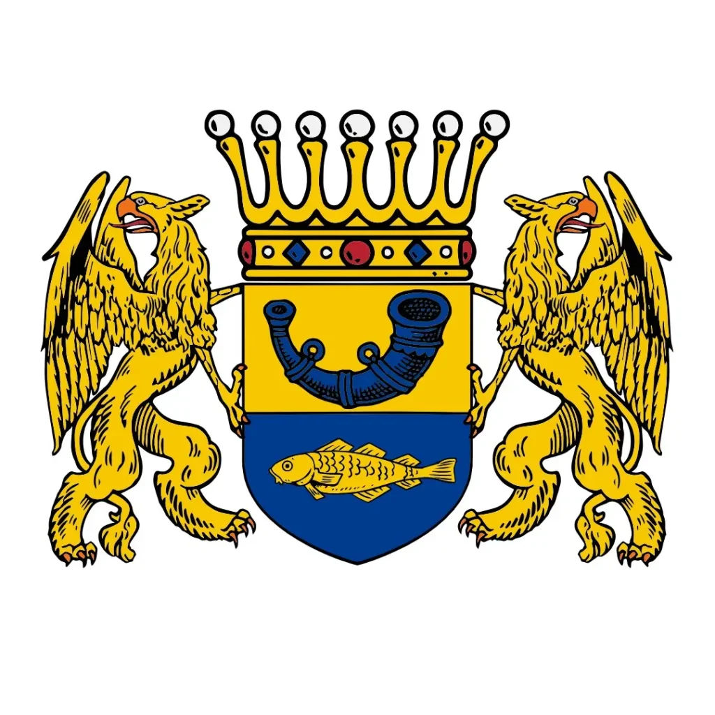 Baronie Hornsee Großes Wappen