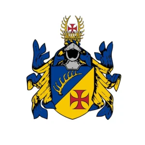 Wappen des Grafen Roland von Ibelin-Hirschfeld