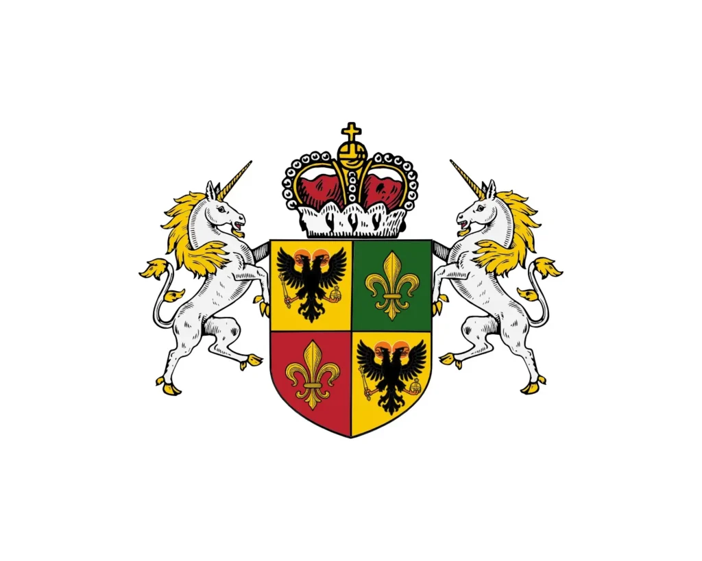 Großes Wappen des Fürstentums Wengland 1625 – 1807