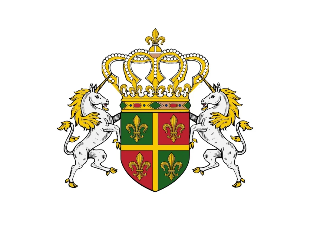 Großes Wappen des Königreichs Wengland ab 1815