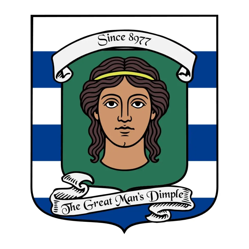 The Great Man’s Dimple Logo