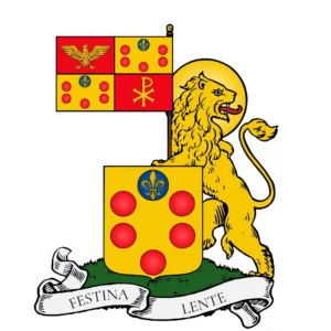 Medici Heraldic Banner Supported