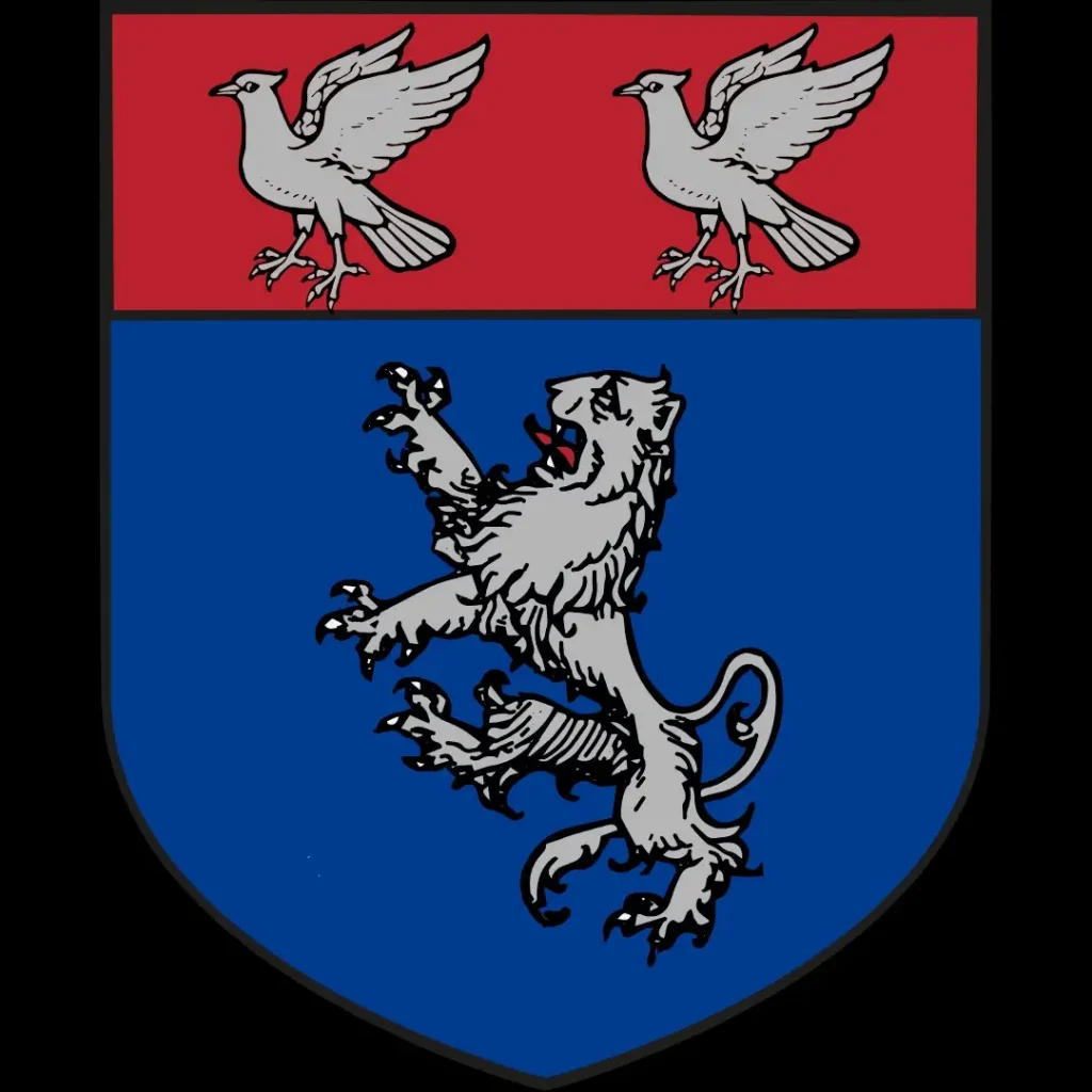A modern heraldic symbol for Roger de Derby 1200