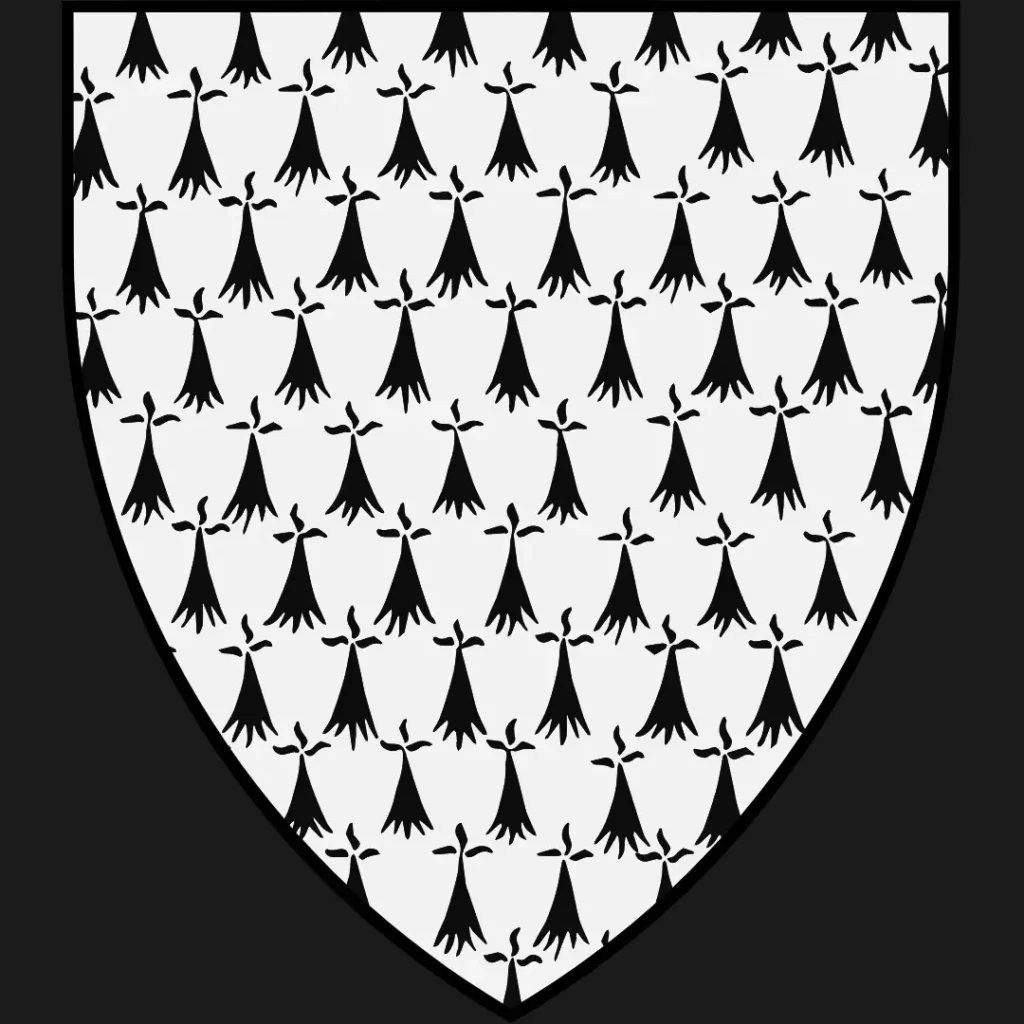 A modern heraldic symbol for Hugh de Dutton 1171