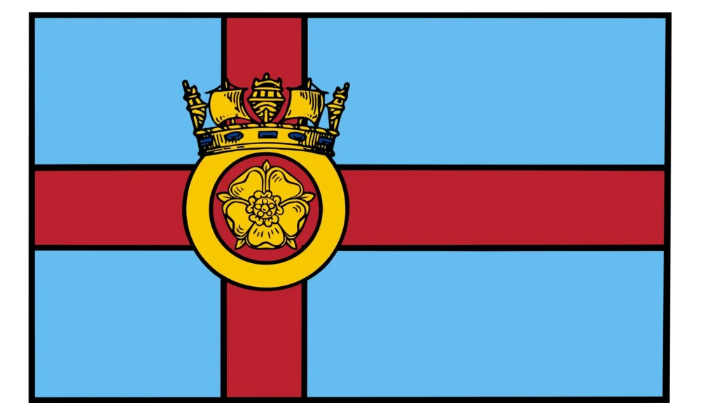 Königliche Flagge Meerland