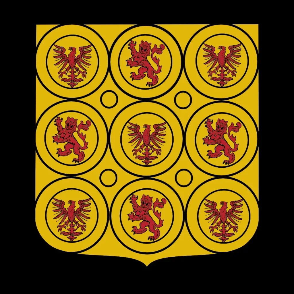 Yvain (d’Ussenel/de Cindel) Wappen