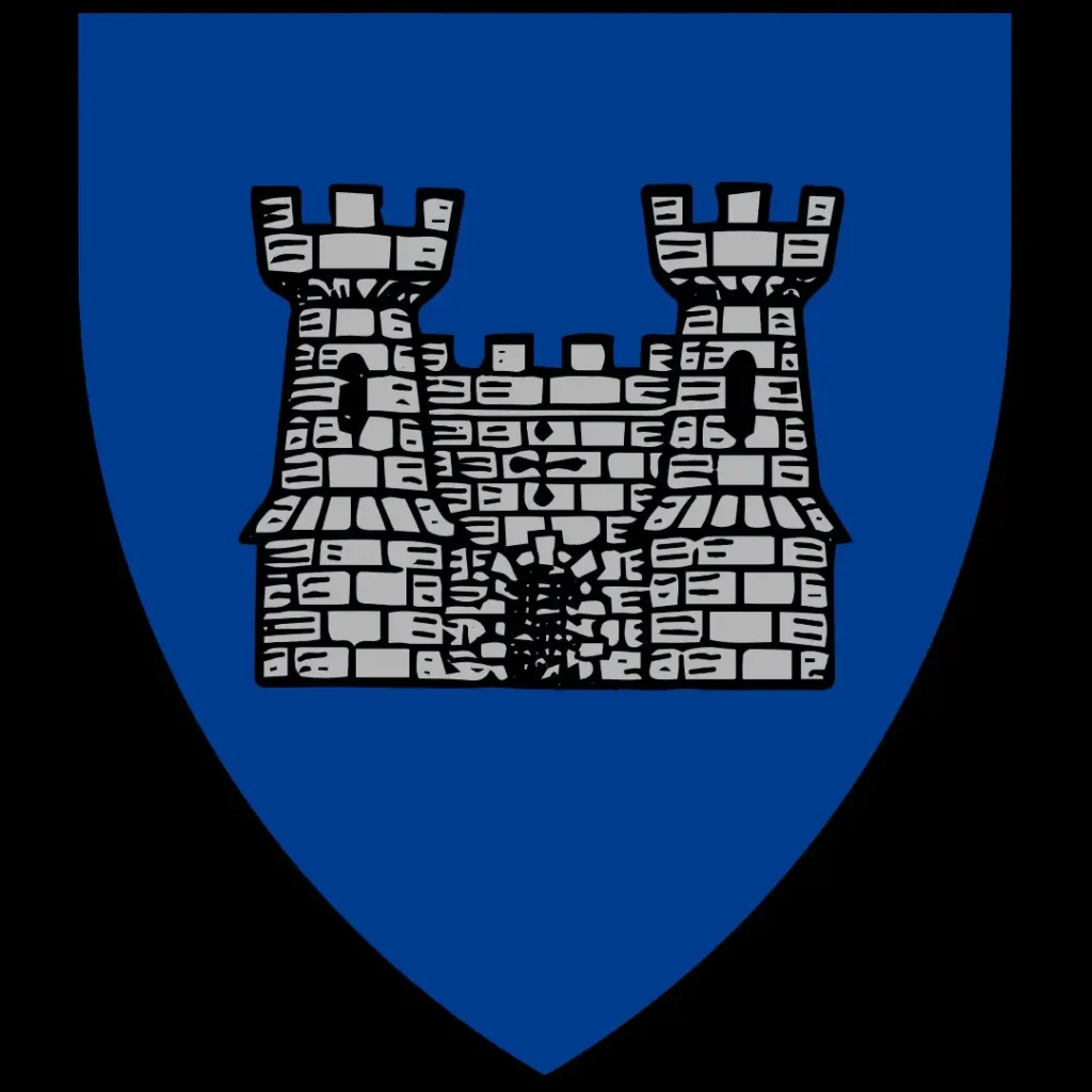 A modern heraldic symbol for Guillame de la Ferte-Mace 1035