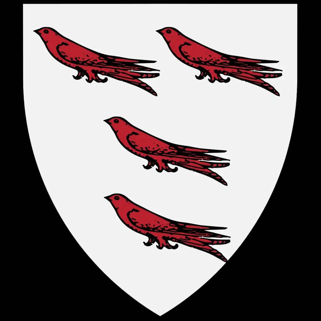 A modern heraldic symbol for Gilbert Venables 1130