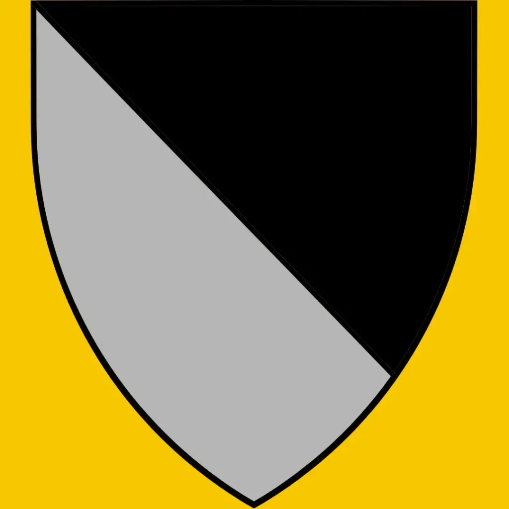 A modern heraldic symbol for William de Baguley 1250