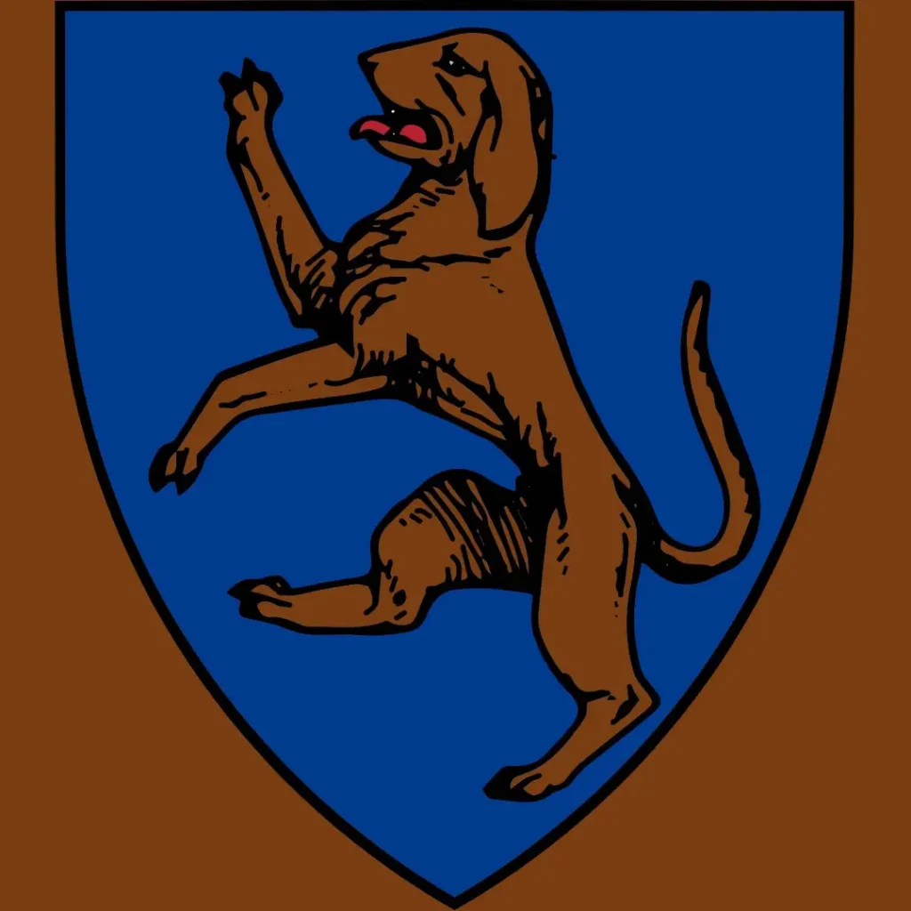 A modern heraldic symbol for Herluin de Conteville 1001