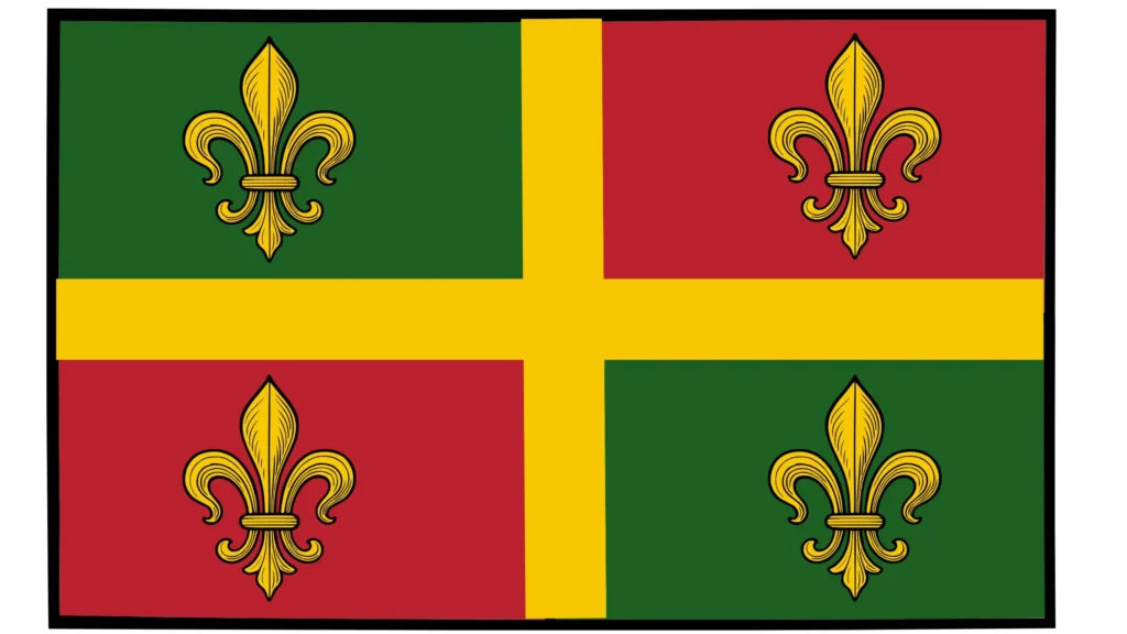 Königliche Flagge Wengland