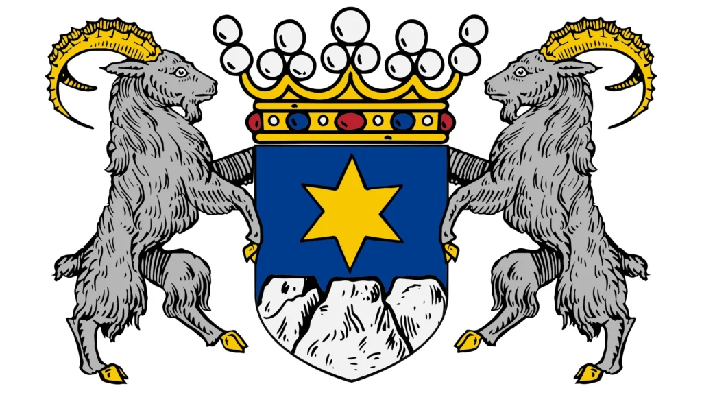 Baronie Skarpingen Großes Wappen