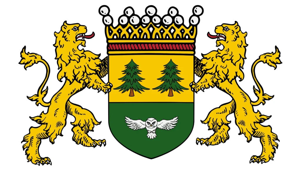 Baronie Eulenwald Großes Wappen