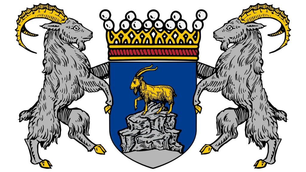 Baronie Zickenberg Großes Wappen