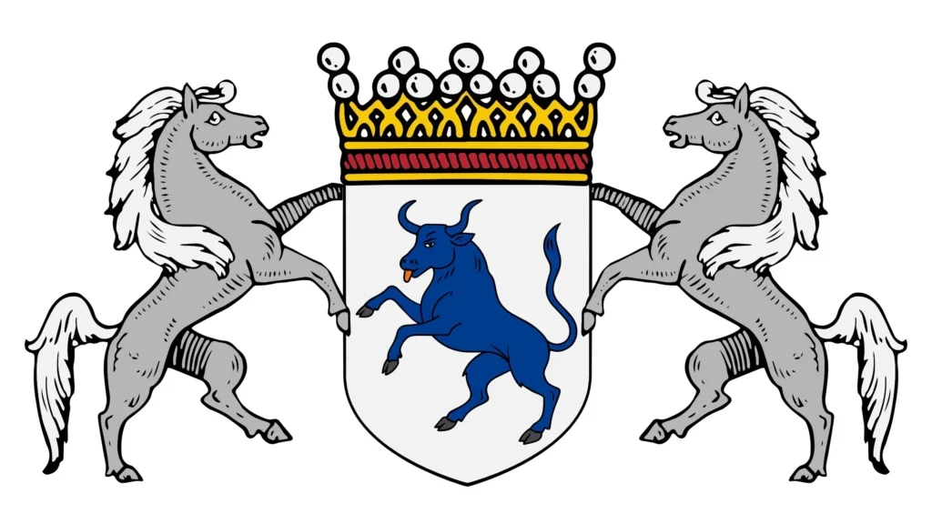 Baronie Stierdorf Großes Wappen