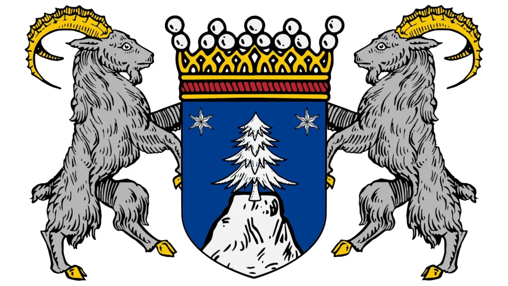 Baronie Zirbenstein Großes Wappen