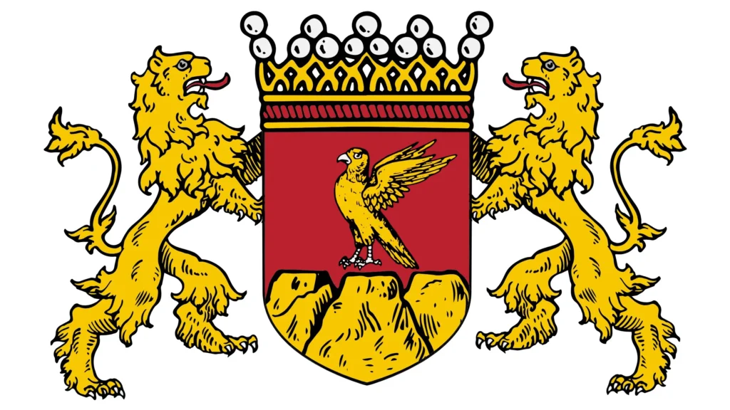 Baronie Spatzenberg Großes Wappen