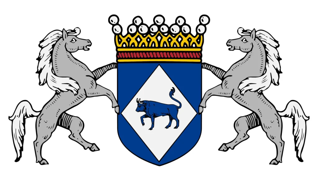 Baronie Viehwerder Großes Wappen