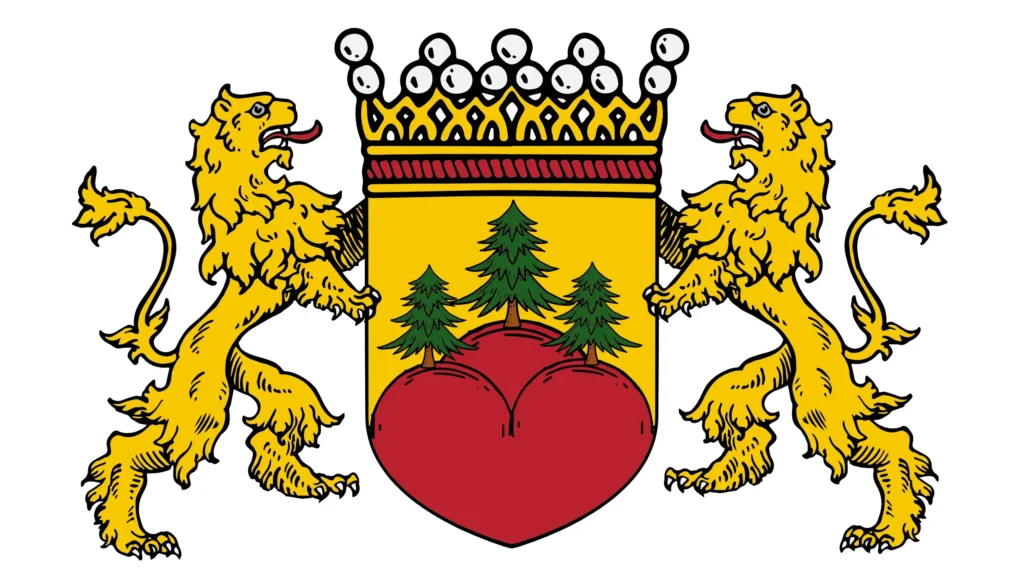 Baronie Pinienberg Großes Wappen