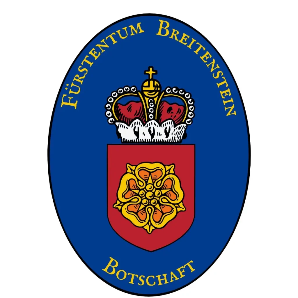 Fürstentum Breitenstein Botschaftsschild