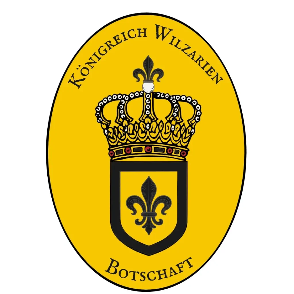 Botschaftsschild Königreich Wilzarien